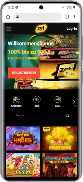 Zet Casino Android App Beispiel