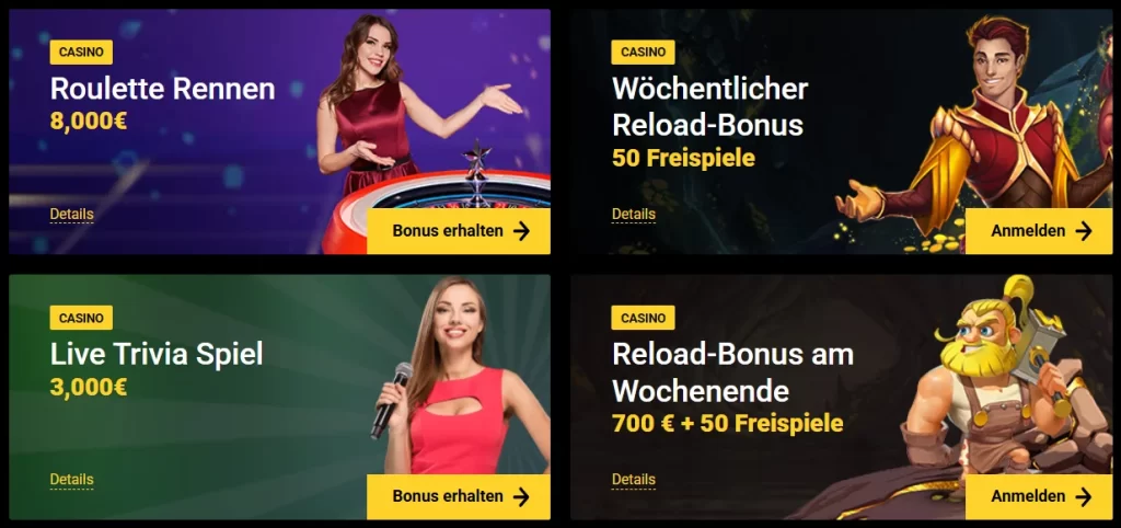 Aktive Zet Casino Boni